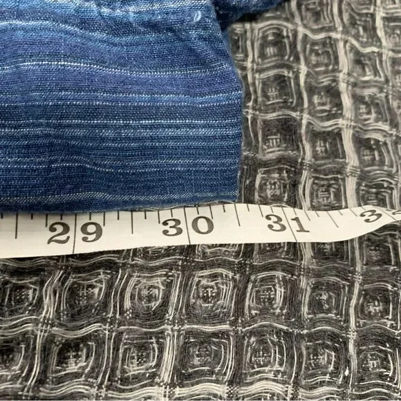 FOUNDRY SUPPLY CO Young Men's Blue Short Sleeve Button Down Shirt 3XL #867 - Picture 6 of 8